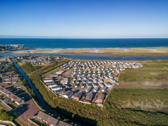 2022 Scotland Lossiemouth Aerial Drone Local Area 