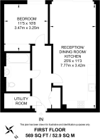 Floorplan area for info only, not for Â£/sq. ft valuation