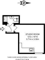 Floorplan area for info only, not for Â£/sq. ft valuation