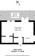 Floorplan area for info only, not for £/sq. ft valuation