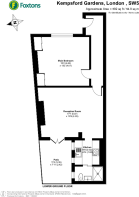 Floorplan area for info only, not for £/sq. ft valuation