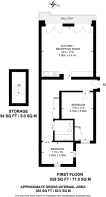 Floorplan area for info only, not for £/sq. ft valuation