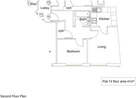 Floor Plan Flat 14
