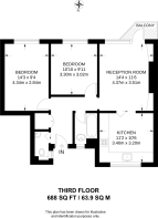 Floorplan area for info only, not for Â£/sq. ft valuation