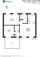 Floorplan area for info only, not for £/sq. ft valuation