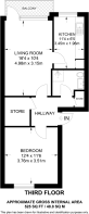 Floorplan area for info only, not for Â£/sq. ft valuation