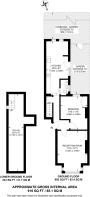 Floorplan area for info only, not for £/sq. ft valuation
