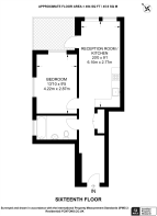 Floorplan area for info only, not for £/sq. ft valuation