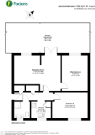 Floorplan area for info only, not for £/sq. ft valuation