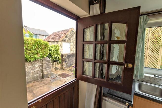 Stable door to kitchen