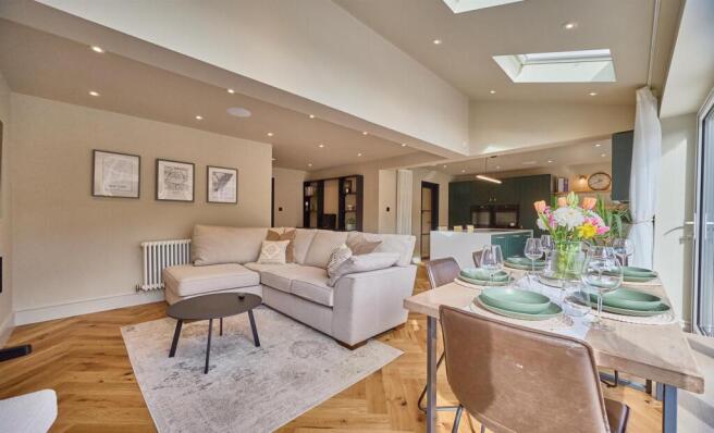 Extended & Refitted open plan living dining kitche