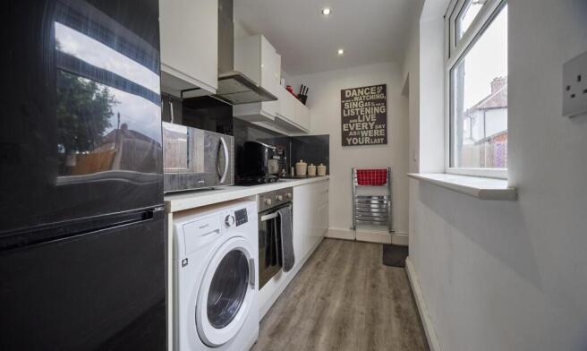 Refitted fitted kitchen to rear