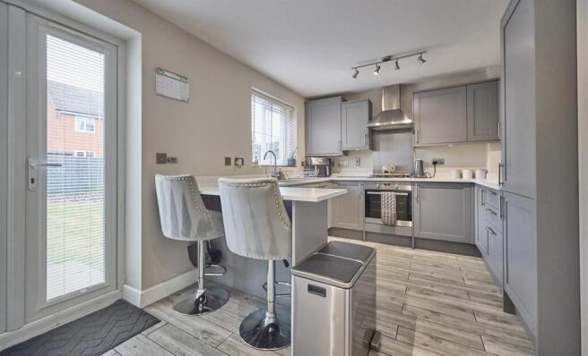 Re fitted dining kitchen to rear