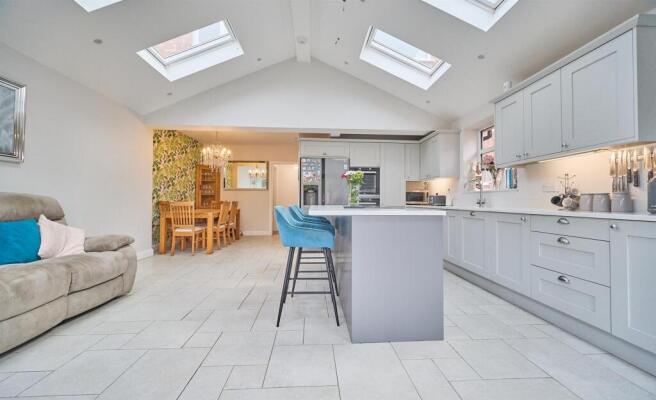 Extended Living/Dining/Kitchen