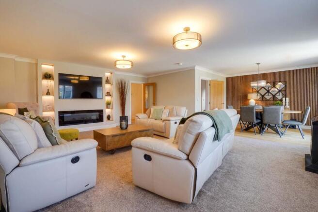 Open Plan Lounge Dining Room