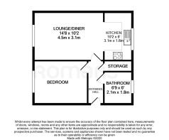 Floorplan. 107 littl