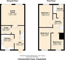5 Brackenfield Close, Chesterfield - all floors.JP