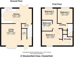 21 Brackenfield Close, Chesterfield - all floors.J