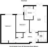 Flat 24 Santler Court, 207 Worcester Road, Malvern