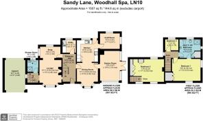 Sandy Lane, Hilo Cottage, Woodhall Spa, FLOOR PLAN