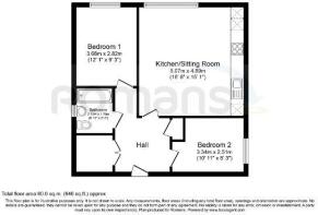 2 Bed, 1 Bath