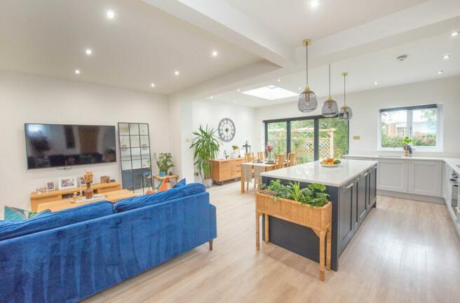 SITTING ROOM DINING KITCHEN AND UTILITY ROOM