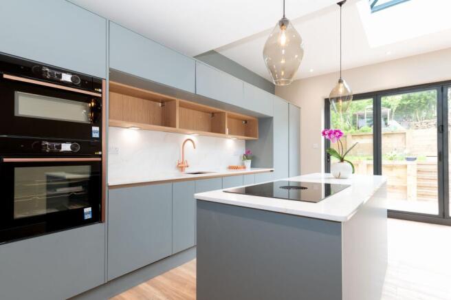 Stunning open plan extended dining kitchen