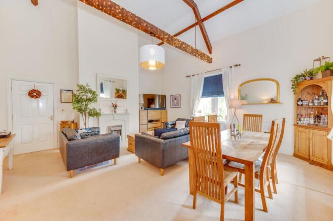 KITCHEN, DINER AND LIVING ROOM