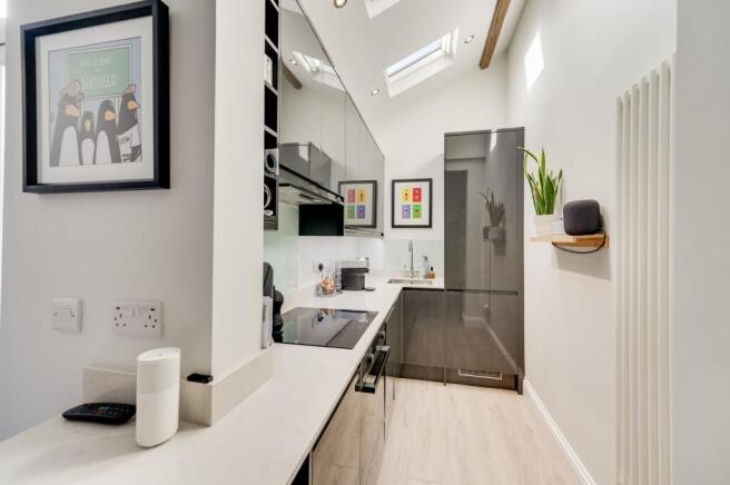 KITCHEN, DINER AND LIVING ROOM