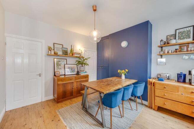 KITCHEN, DINER AND LIVING ROOM