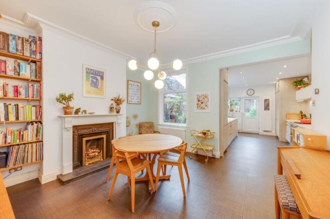 KITCHEN, DINER AND LIVING ROOM