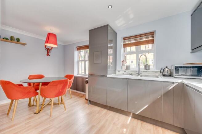 KITCHEN, DINER AND LIVING ROOM