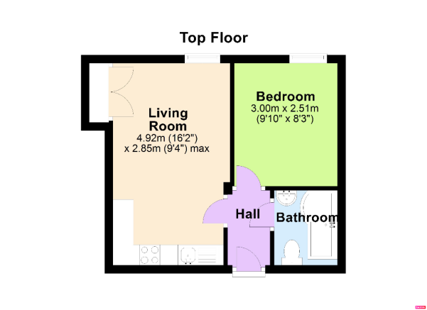 Floor plan Flat 3