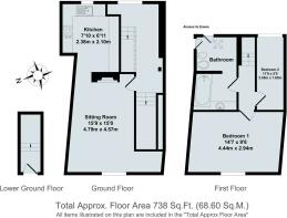 FLOOR PLAN - Flat 45 Stert Street Abingdon OX14 3J