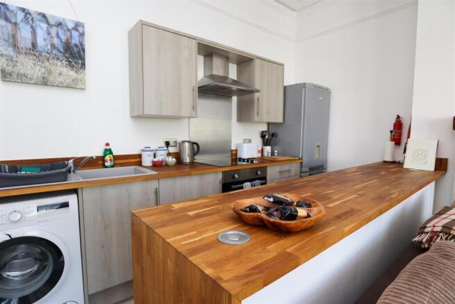 Open-plan kitchen/living room