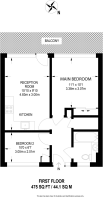 Floorplan area for info only, not for Â£/sq. ft valuation