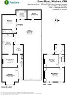 Floorplan area for info only, not for £/sq. ft valuation