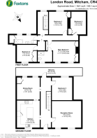 Floorplan area for info only, not for £/sq. ft valuation