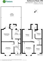 Floorplan area for info only, not for £/sq. ft valuation