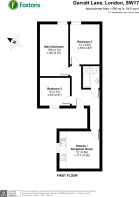 Floorplan area for info only, not for £/sq. ft valuation