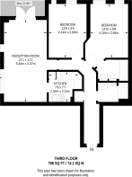 Floorplan area for info only, not for £/sq. ft valuation