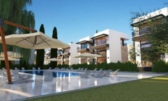 Site with pool