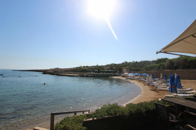 nearby beach