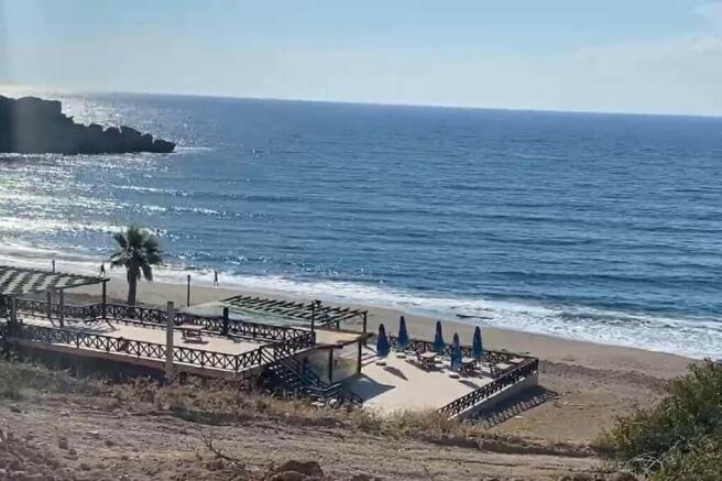 Nearby beach