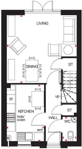 Folkestone ground floor plan