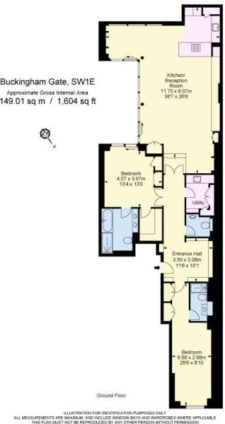 2 Bedroom Apartment For Sale In Buckingham Gate St James S