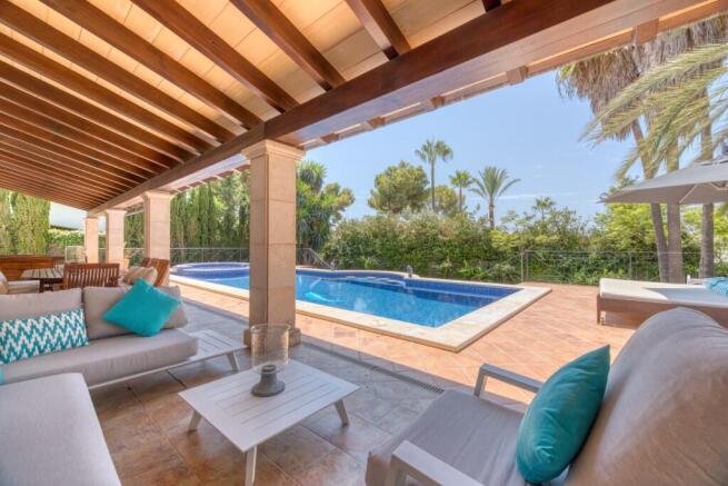 Pool from terrace