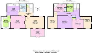 Floor Plan Withy Cottage, The Downs, Bromyard HR7