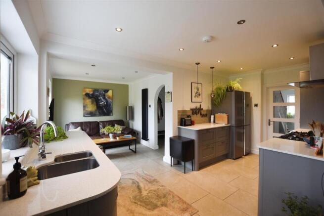 Open Plan Kitchen Diner with Family Area