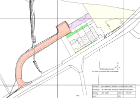 The Hare and Hounds Cruckton a3 site plan Plot 1.p